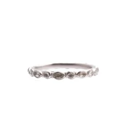 Alternating Stack Band Ring