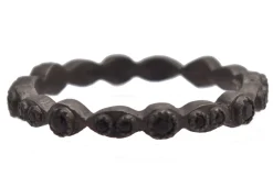 Alternating Stack Band Ring