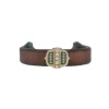 Artifact Buckle Leather Bracelet