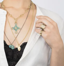 ARTIFACT TEAL PATINA CROSS ENHANCER