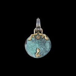 ARTIFACT TEAL PATINA ROUND SNAKE  ENHANCER