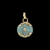 ARTIFACT TEAL PATINA  SNAKE  ENHANCER WITH CRIVELLI DETAIL