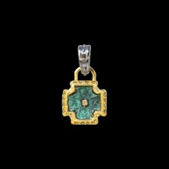 ARTIFACT TEAL PATINA  SNAKE CROSS ENHANCER