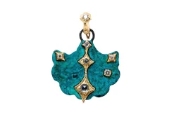 ARTIFACT TEAL PATINA WITH GREY AND WHITE DIAMONDS ENHANCER