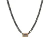 16.5" BAGUETTE PEACH MORGANITE NECKLACE