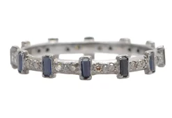 Baguette Stack Band Ring