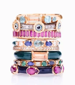 Baguette Stack Band Ring