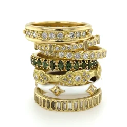 Baguette Stack Band Ring