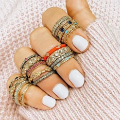 Baguette Stack Band Ring