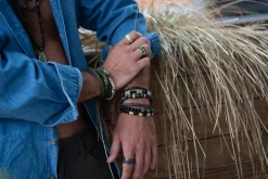 Black Braided Leather Bracelet