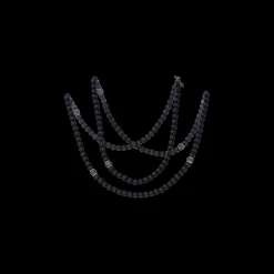40" BLACK ONYX NECKLACE
