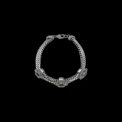 BLACK  SAPPHIRE LINK BRACELET