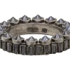 BLACK SAPPHIRE STACK BAND RING
