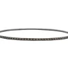 Blackened Diamond Eternity Bangle Bracelet