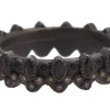 Blackened Stack Ring