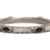 Blue Marquis Sapphire Stack Ring