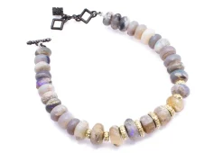 BOULDER OPAL BEADED BRACELET