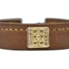 Brown Leather Pull Bracelet