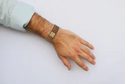 Brown Leather Pull Bracelet