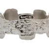 Carved Artifact Wide Band Ring