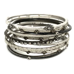 Carved Bangle Bracelet
