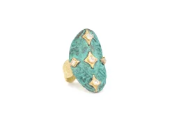 Coin Artifact Statement Ring