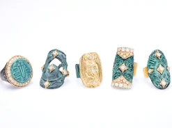 Coin Artifact Statement Ring