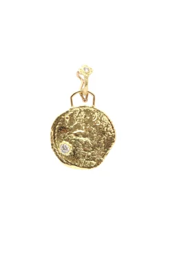 COIN MEDALLION ENHANCER WITH DIAMOND