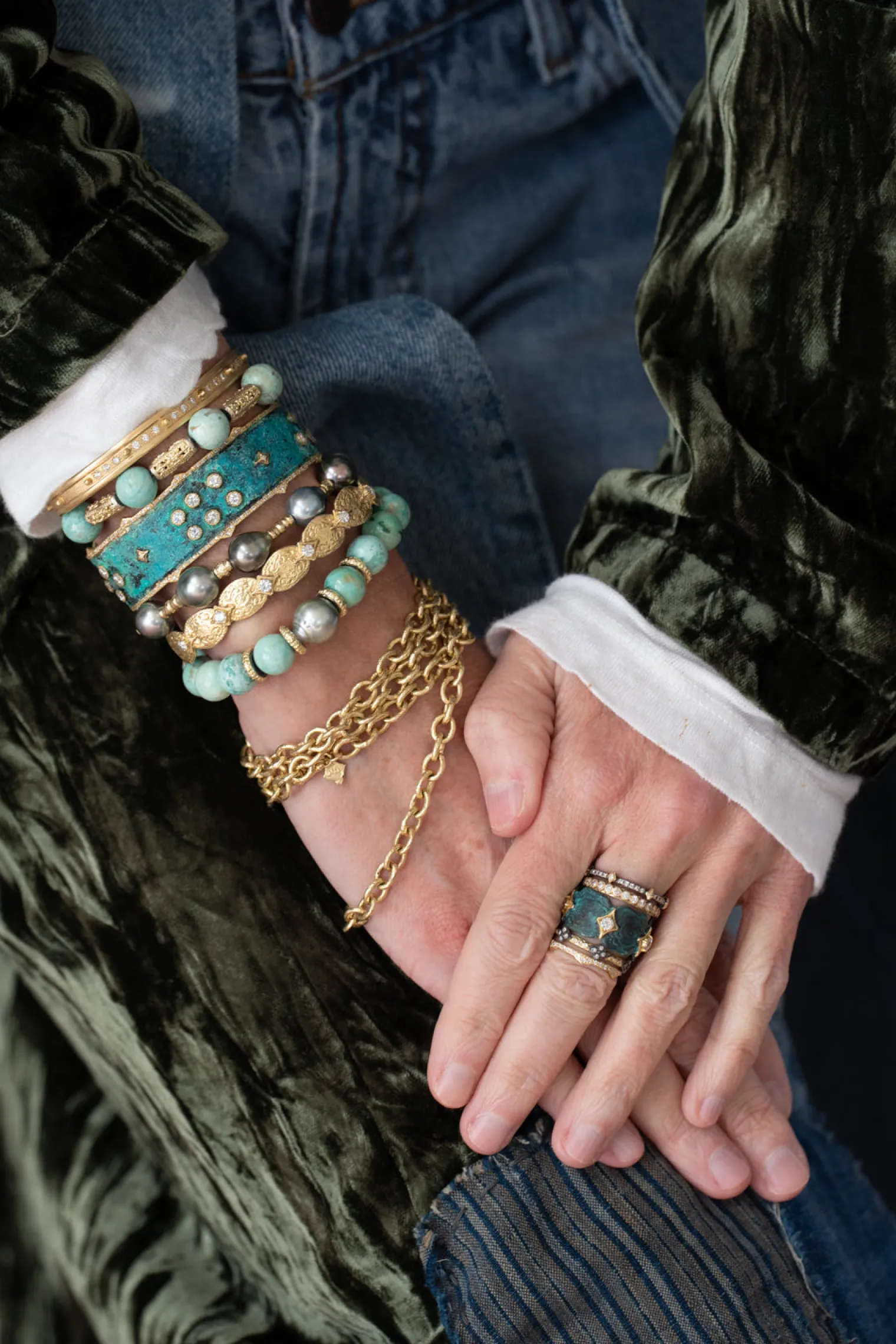 CRIVELLI AND ARTIFACT STACK RING