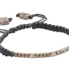 CRIVELLI AND DIAMOND BAR PULL BRACELET