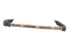 CRIVELLI AND DIAMOND BAR PULL BRACELET