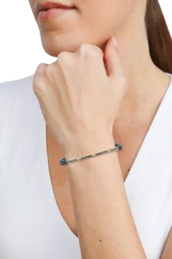 CRIVELLI AND DIAMOND BAR PULL BRACELET