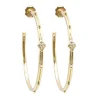 Crivelli and Granulation Hoop Earrings