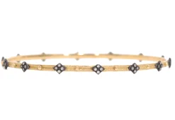 Crivelli and Granulation Bangle Bracelet