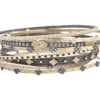 Crivelli and Granulation Bangle Bracelet