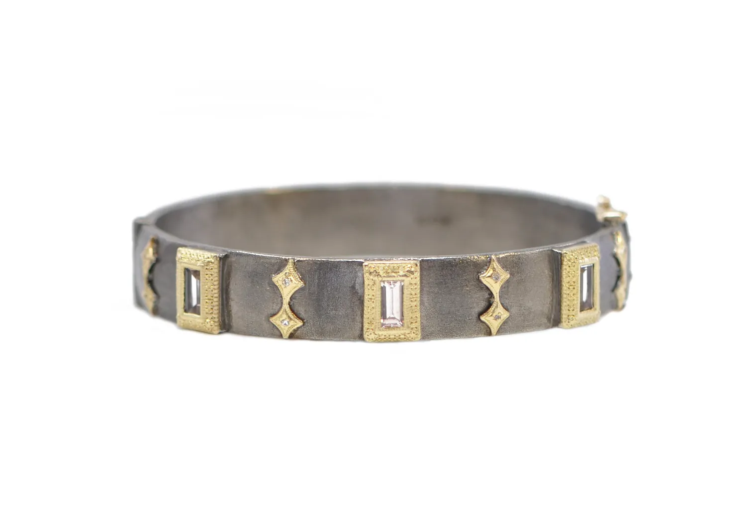 CRIVELLI AND MORGANITE HUGGIE BRACELET