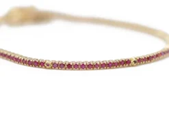 CRIVELLI AND RUBY CHAIN LINK BRACELET