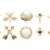 Crivelli Cross Stud Earrings