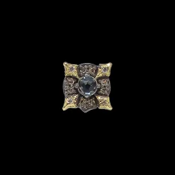 CRIVELLI CROSS STUD EARRINGS