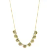 17" CRIVELLI CROSSES WITH WHITE AND GREY DIAMONDS NECKLACE