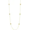 30" CRIVELLI CROSSES WITH WHITE AND GREY DIAMONDS NECKLACE