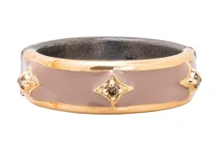 CRIVELLI ENAMEL WIDE BAND RING