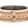 CRIVELLI ENAMEL WIDE BAND RING