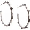 Crivelli, Granulation and Diamond Hoop Earrings