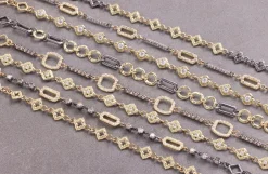 CRIVELLI SCROLL CHAIN BRACELET