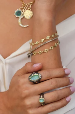 CRIVELLI SCROLL CHAIN BRACELET