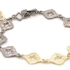 CRIVELLI SCROLL CHAIN LINK BRACELET