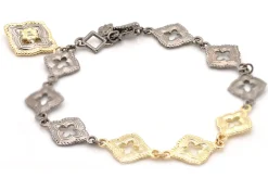 CRIVELLI SCROLL CHAIN LINK BRACELET