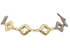 CRIVELLI SCROLL CHAIN LINK BRACELET