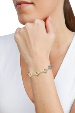 CRIVELLI SCROLL CHAIN LINK BRACELET